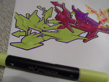 Graffiti Sketch - Photo by Desaw1 - saver (2015)