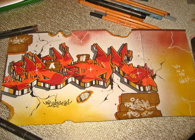 Graffiti Sketch - Photo by Desaw1 - dsm, desaw (2015)