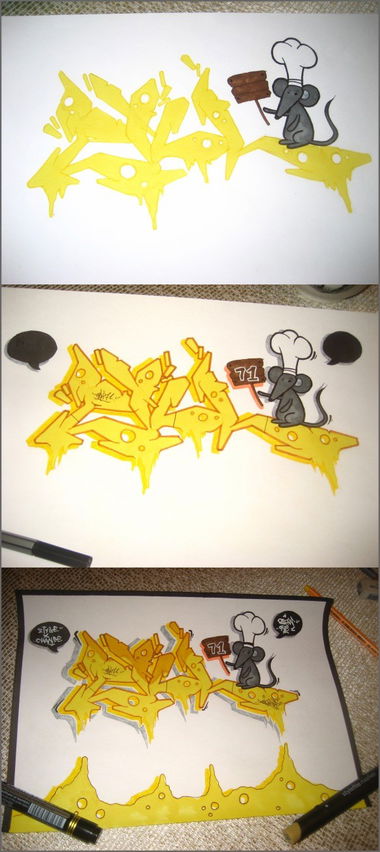 Graffiti Sketch - Photo by Desaw1 (2015)