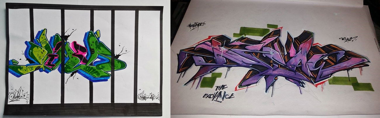 Graffiti Sketch - Photo by Desaw1 - desaw, dsaw, saver (2015)