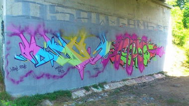 Graffiti Wall - Photo by Desaw1 - desaw, dsav, gams (2015)