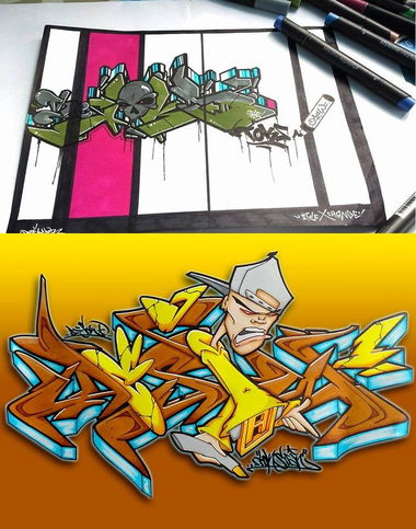 Graffiti Sketch - Photo by Desaw1 - toks, desaw, saver (2015)