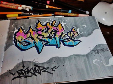 Graffiti Sketch - Photo by Desaw1 - sheik, ud, udc (2016)