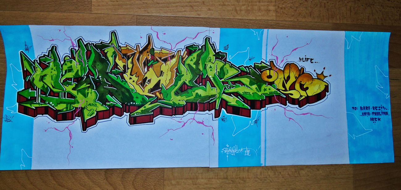 Graffiti Sketch - Photo by Desaw1 - desaw, save, saver (2015)