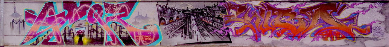 Graffiti Wall in Delitzsch - Photo by DesignPille - unknown