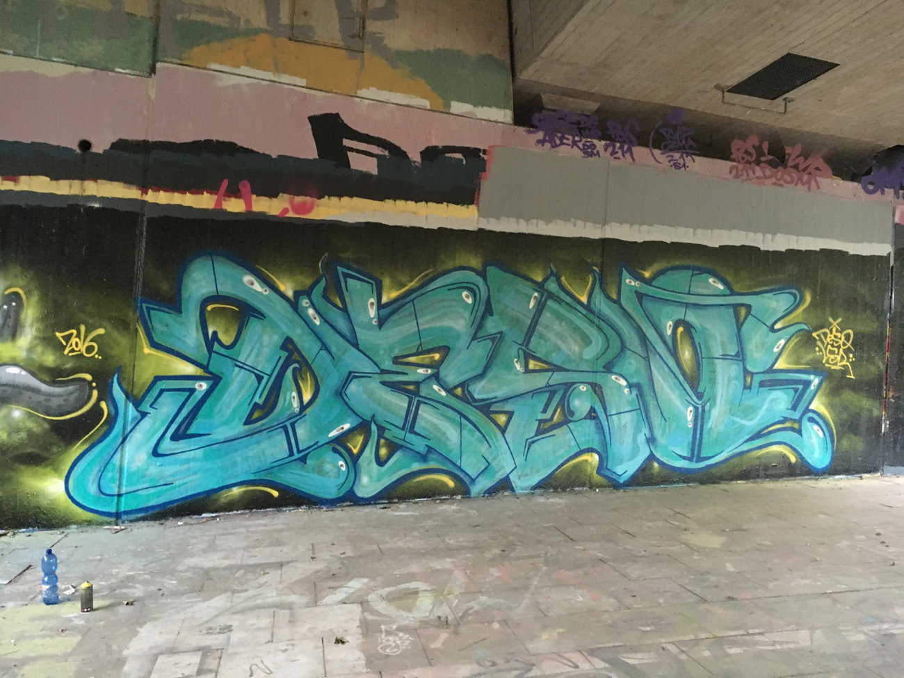 Graffiti Wall - Photo by Deso129 - LSR (2016)