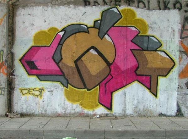 Graffiti Wall - Photo by Dest