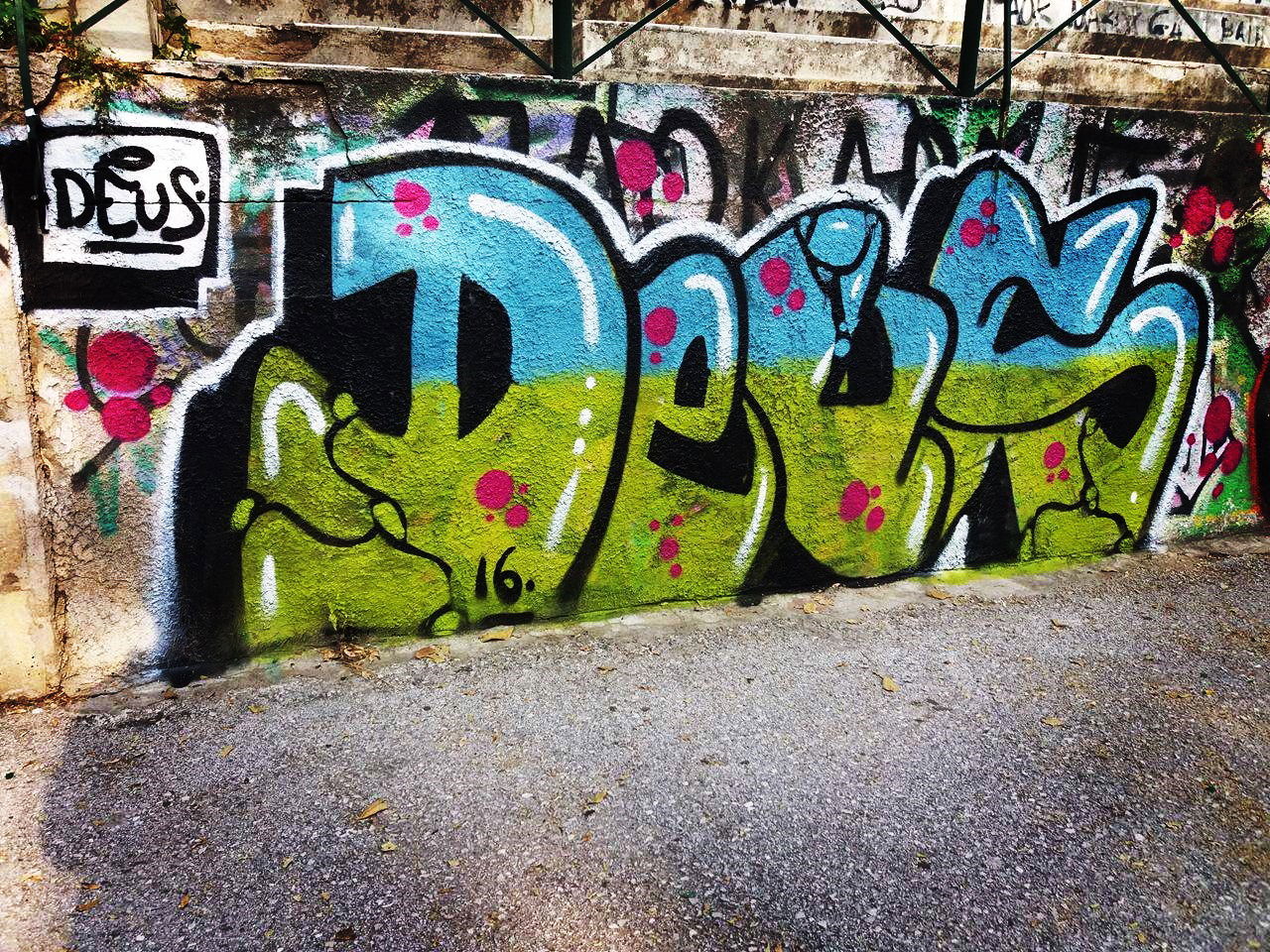 Graffiti Wall in Ελλάδα - Photo by Deusgraffiti - Deus, Gaspy, Graffiti (2016)