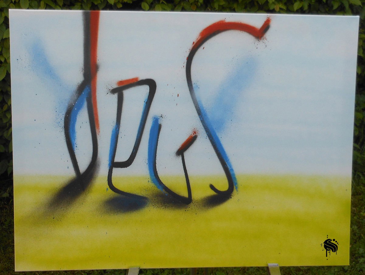 Graffiti Artwork in Bagdad - Photo by Deussous - deus, one (2010)