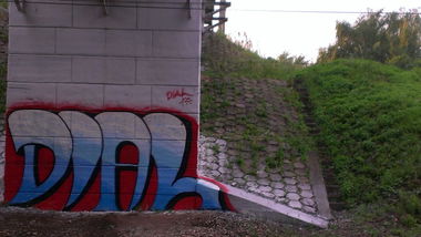 Graffiti Bombing in Moscow - Photo by Dial - Dial