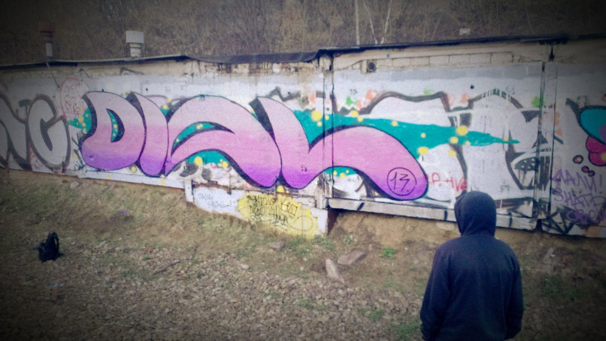 Graffiti Wall in Moscow - Photo by Dial - dial