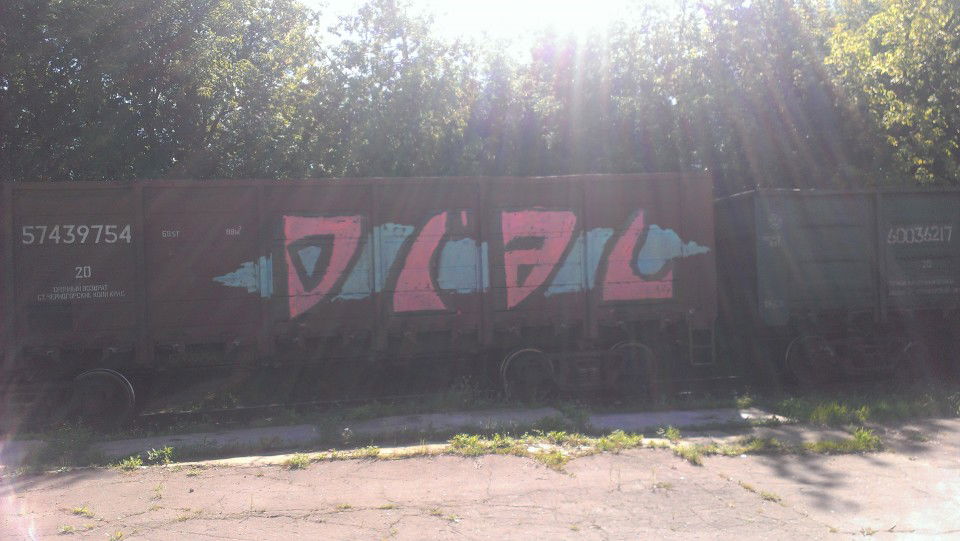 Graffiti Train in Moscow - Photo by Dial - dial (2013)