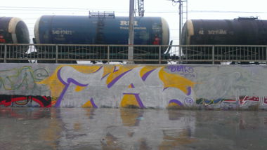 Graffiti Bombing in Moscow - Photo by Dial - dial (2013)