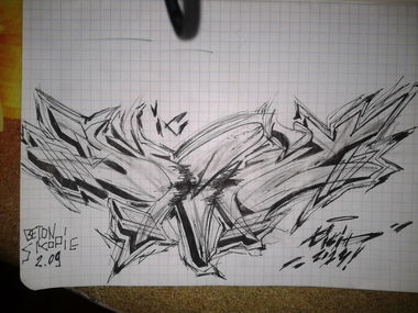 Graffiti Sketch - Photo by Dicit - dicit, ic, crew (2013)