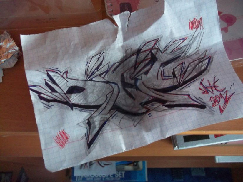 Graffiti Sketch - Photo by Dicit - dicit, ic, crew (2013)