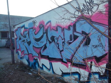 Graffiti Wall - Photo by Dicit - mine, pk, dicit (2012)