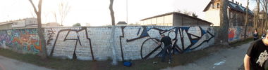 Graffiti Bombing - Photo by Dicit - late, crime, ic