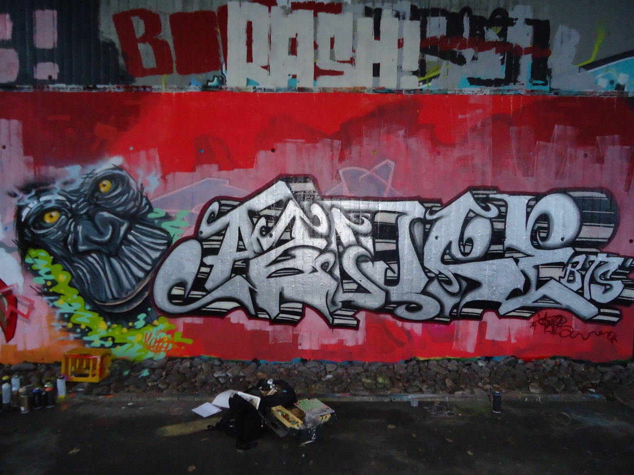 Graffiti Wall in Konstanz - Photo by DieKeule - Märry, Azid, Azidose