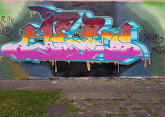 Graffiti Wall - Photo by DieKeule - Jee, 613, bts (2017)