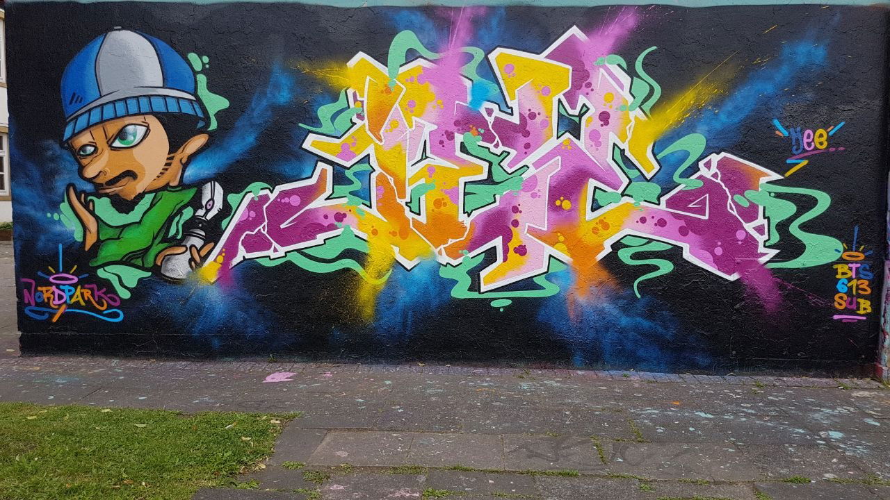 Graffiti in BIELEFELD - Photo by DieKeule - Jee, 613, bts (2017)