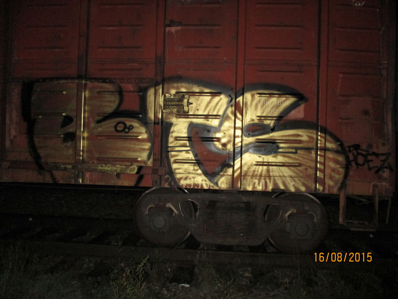Graffiti Train in Russia - Photo by DieKeule - BTS (2015)