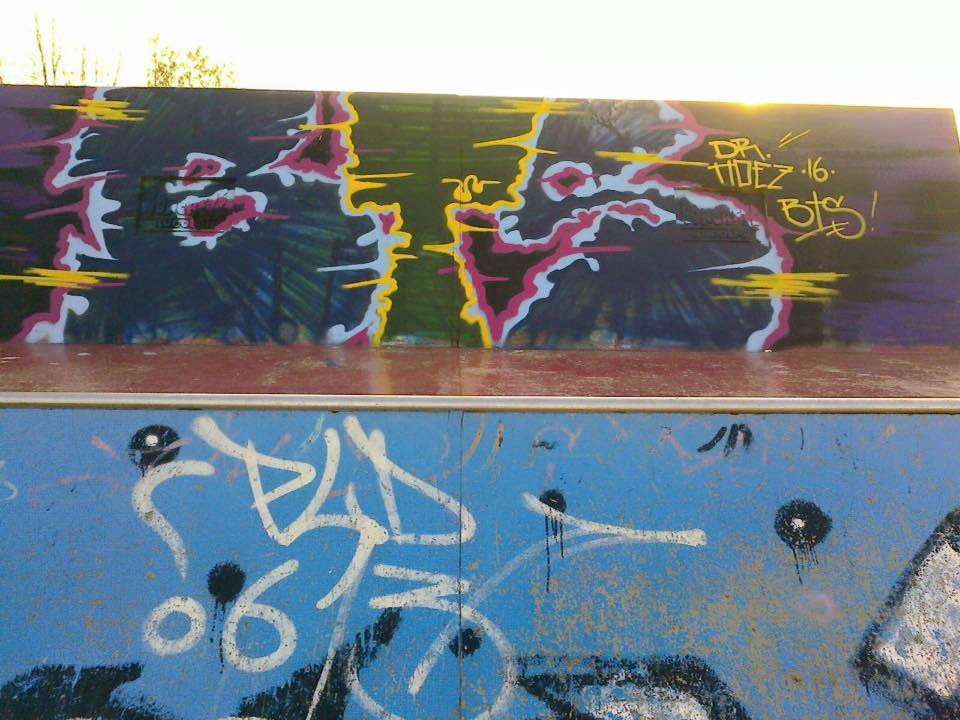 Graffiti Wall in Rottweil - Photo by DieKeule - BTS, Dr.Hoez (2016)