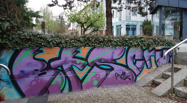 Graffiti Wall - Photo by DieKeule - BTS, Rottweil