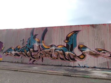 Graffiti Wall - Photo by DieKeule - Karl, bts (2017)