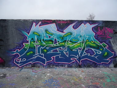 Graffiti Wall in Rottweil - Photo by DieKeule - Azid, BTS