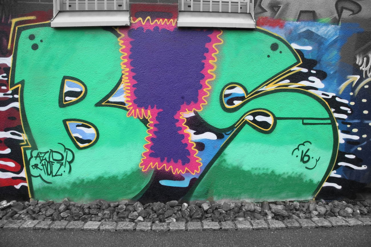 Graffiti Wall in Balingen - Photo by DieKeule - BTS, Azid, Dr.Hoez
