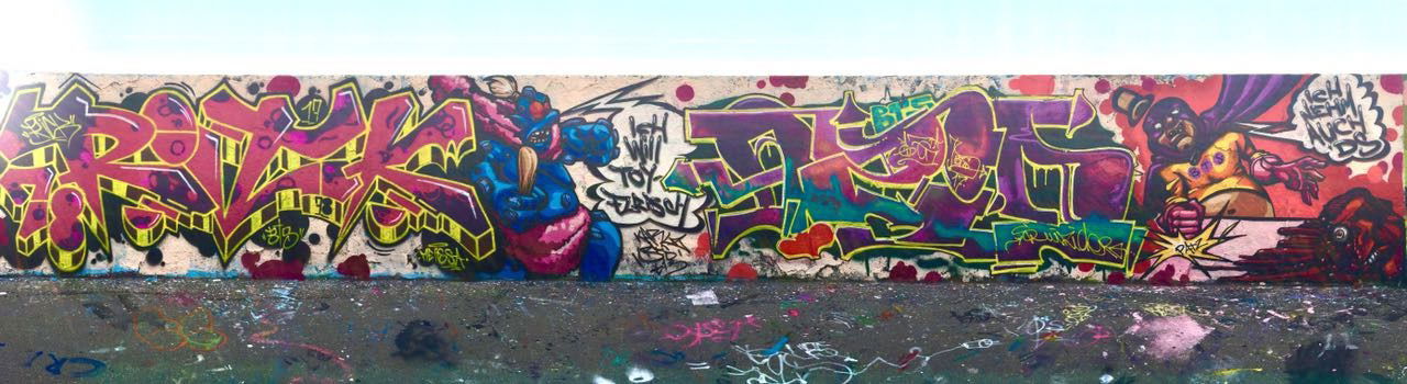 Graffiti Wall - Photo by DieKeule - Rick, karl, azid (2017)