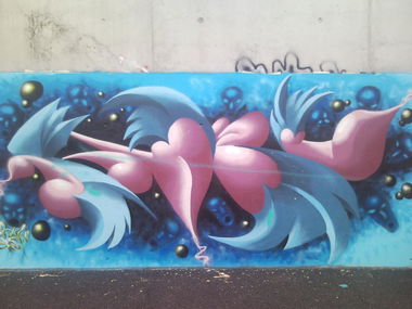 Graffiti Wall in Villingen-schwenningen - Photo by DieKeule - KarlZ, Karl, BTS (2012)