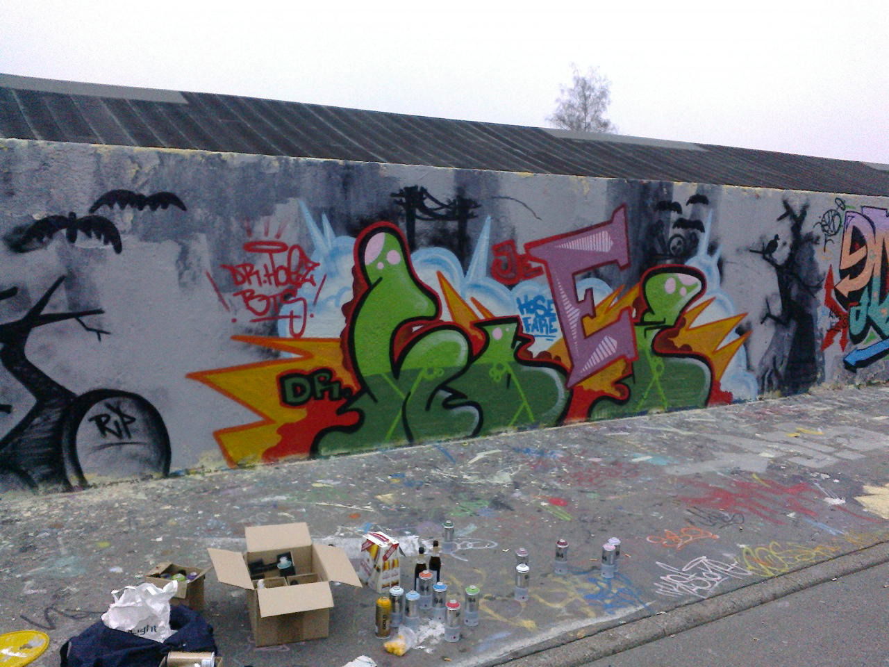 Graffiti Wall - Photo by DieKeule - Dr.Hoez, Rottweil