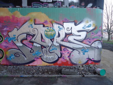 Graffiti Wall - Photo by DieKeule - FARE, EARS, ASC