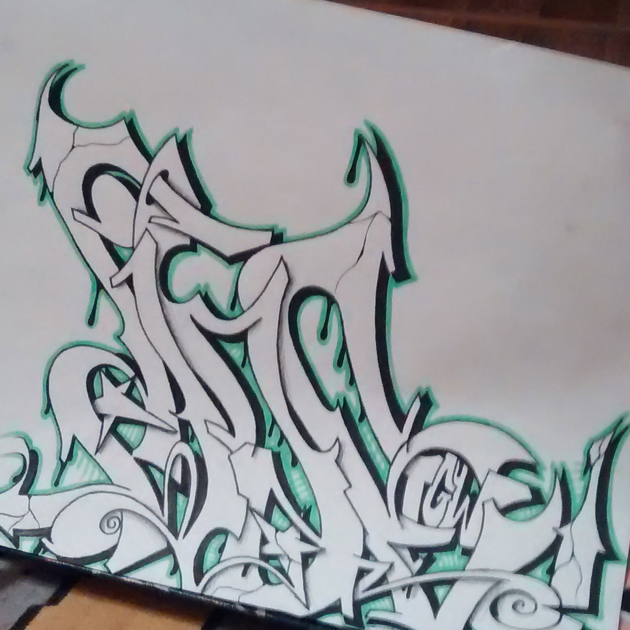 Graffiti Sketch - Photo by Diesaster