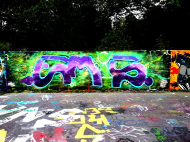 Graffiti Wall in Dortmund - Photo by Diggensack - EMIS (2013)