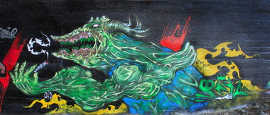 Graffiti Wall in SaintPetersburg - Photo by DimaFlood - flood, flooder, otd (2013)