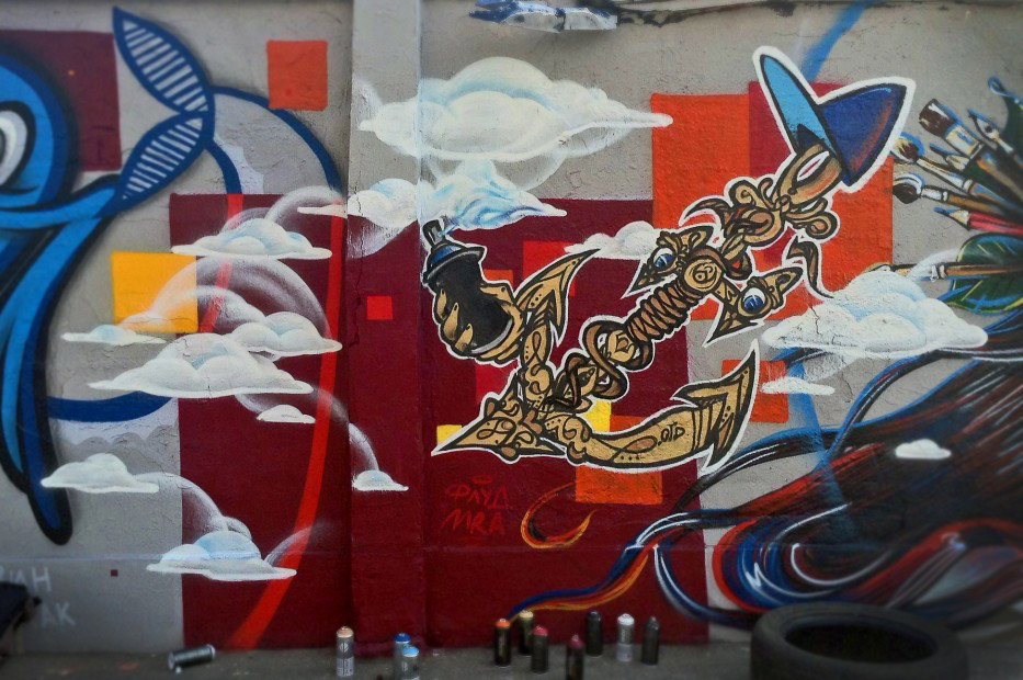 Graffiti Wall in SPB - Photo by DimaFlood - Flood, flooder, dimaflood (2013)