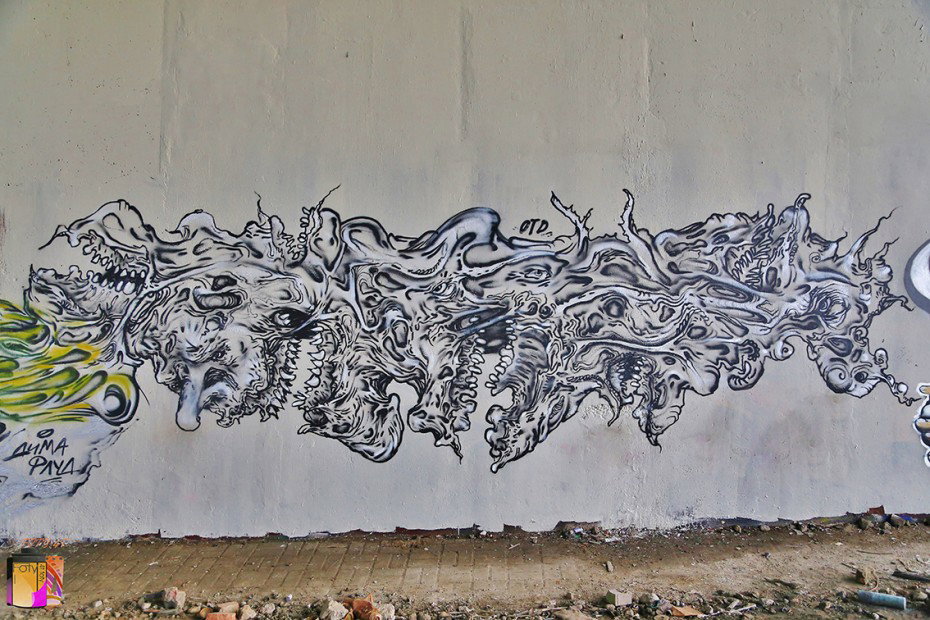 Graffiti Wall in Saint P. - Photo by DimaFlood - flooder, flood, flud (2013)