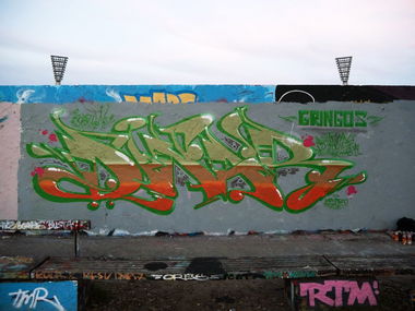 Graffiti Wall in Berlin - Photo by DinarUno - Dinar, Dina, DinarUno (2014)