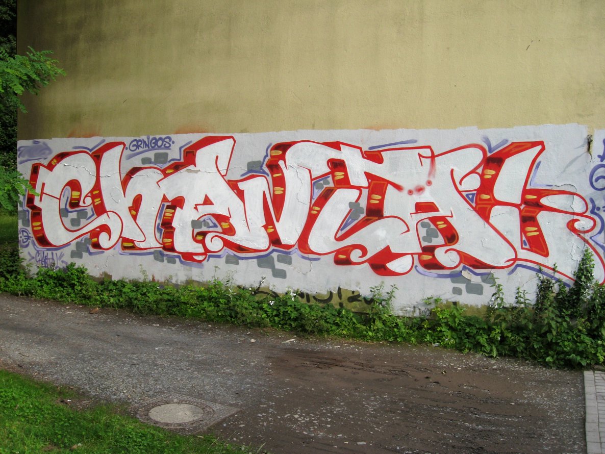 Graffiti Wall in Hilden - Photo by DinarUno - Dinar, Uno, Dinar (2013)