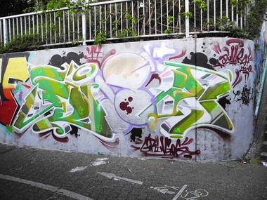 Graffiti Wall - Photo by DinarUno - Dinar, Dina, DinarUno (2014)