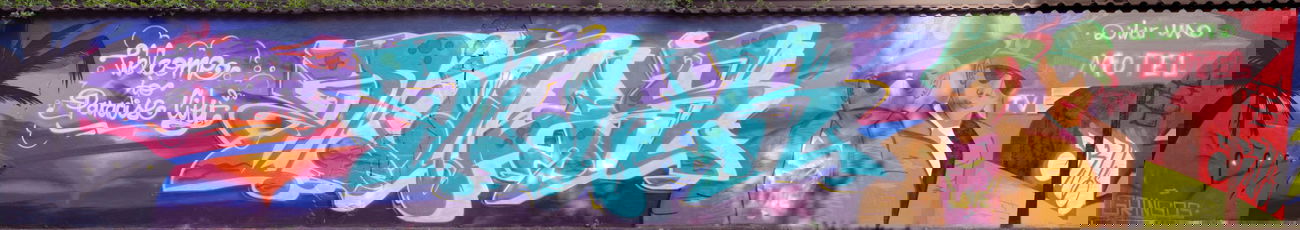 Graffiti Wall in Hilden - Photo by DinarUno - Dinar, DinarUno, Dinar (2014)