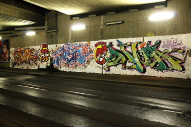 Graffiti Wall - Photo by DinarUno - Dinar, Dina, DinarUno (2014)