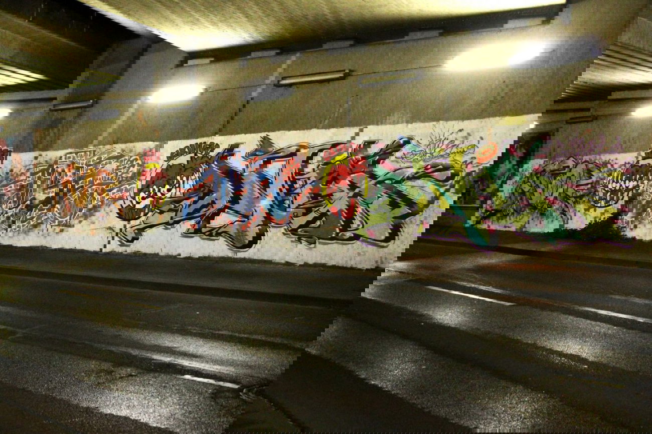 Graffiti Wall - Photo by DinarUno - Dinar, Dina, DinarUno (2014)