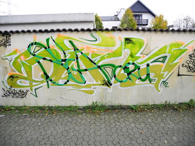 Graffiti Wall - Photo by DinarUno - Dinar, Dina, DinarUno (2014)