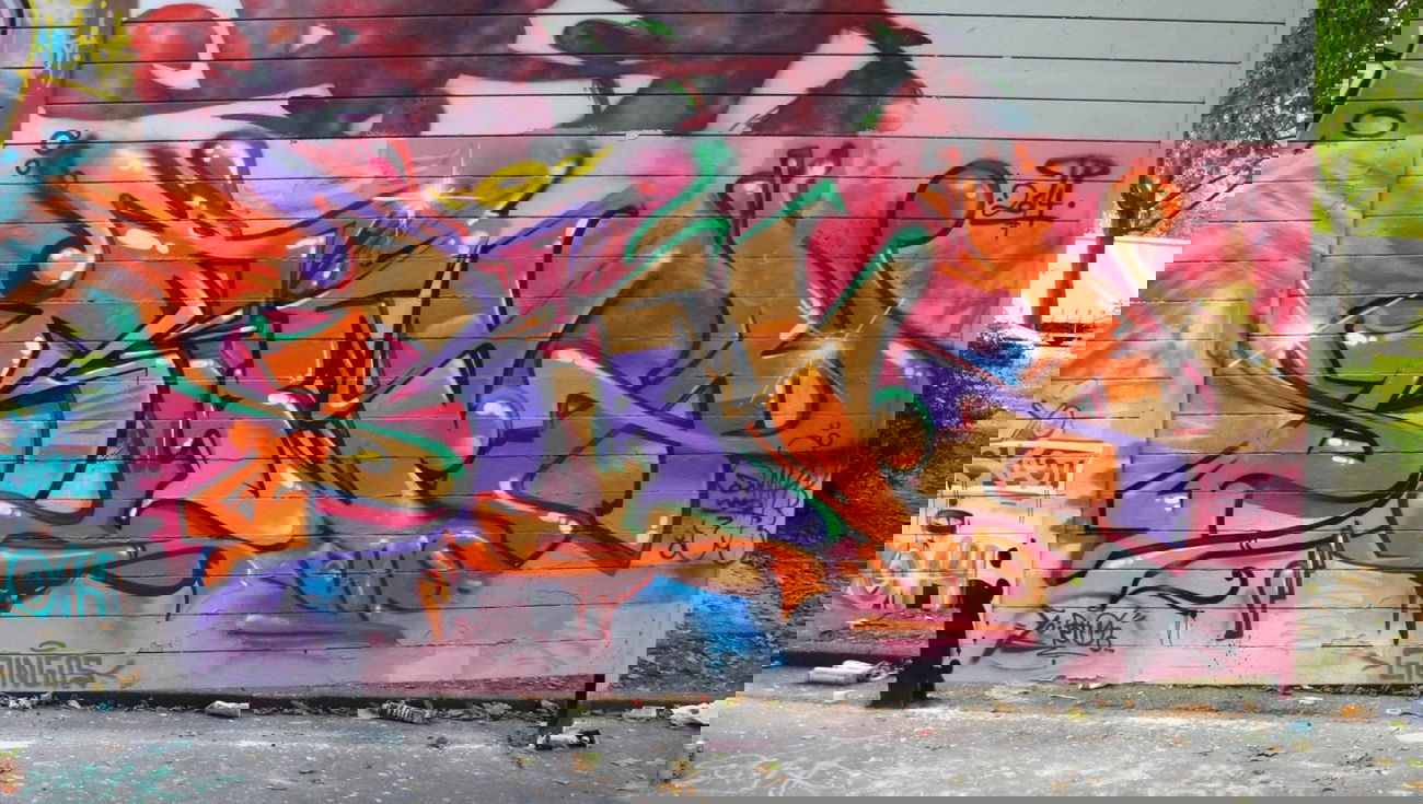 Graffiti Wall in Solingen - Photo by DinarUno - Dinar, Dina, DinarUno (2014)