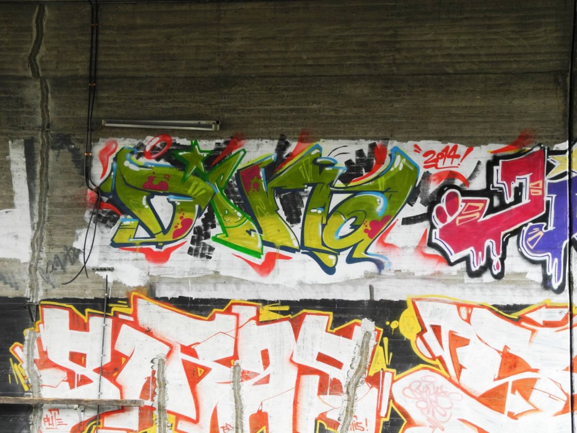 Graffiti Wall in Solingen - Photo by DinarUno - Dinar, Dina (2014)