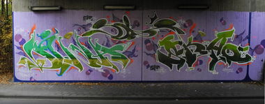 Graffiti Wall - Photo by DinarUno - Dinar, Dina, DinarUno (2014)