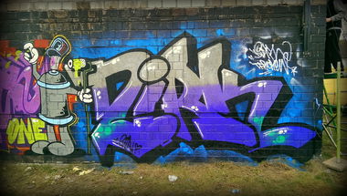 Graffiti Wall in Polska - Photo by DirkOne - Dirk, TFR (2016)
